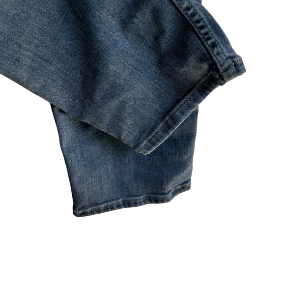 Paige Women Dark Wash Straight Leg Federal Jeans 31 - Picture 5 of 5